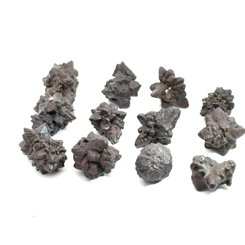 Prophecy Stone Gemstone on white grouping  front view