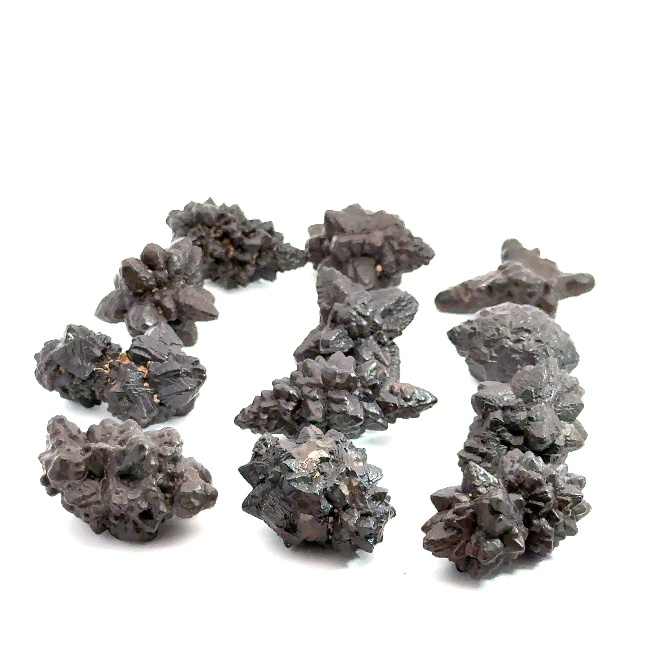Prophecy Stone Gemstone on white grouping  over view