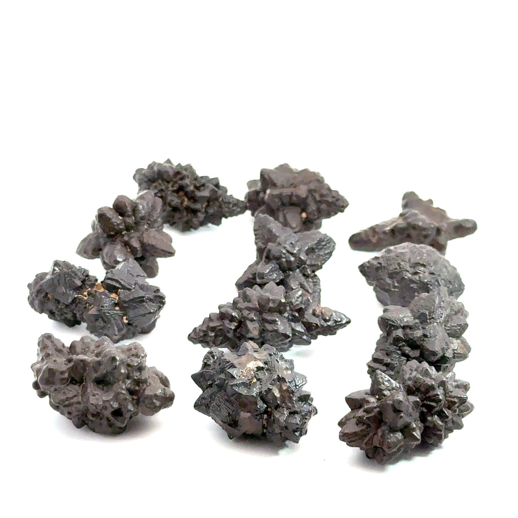 Prophecy Stone Gemstone on white grouping  over view