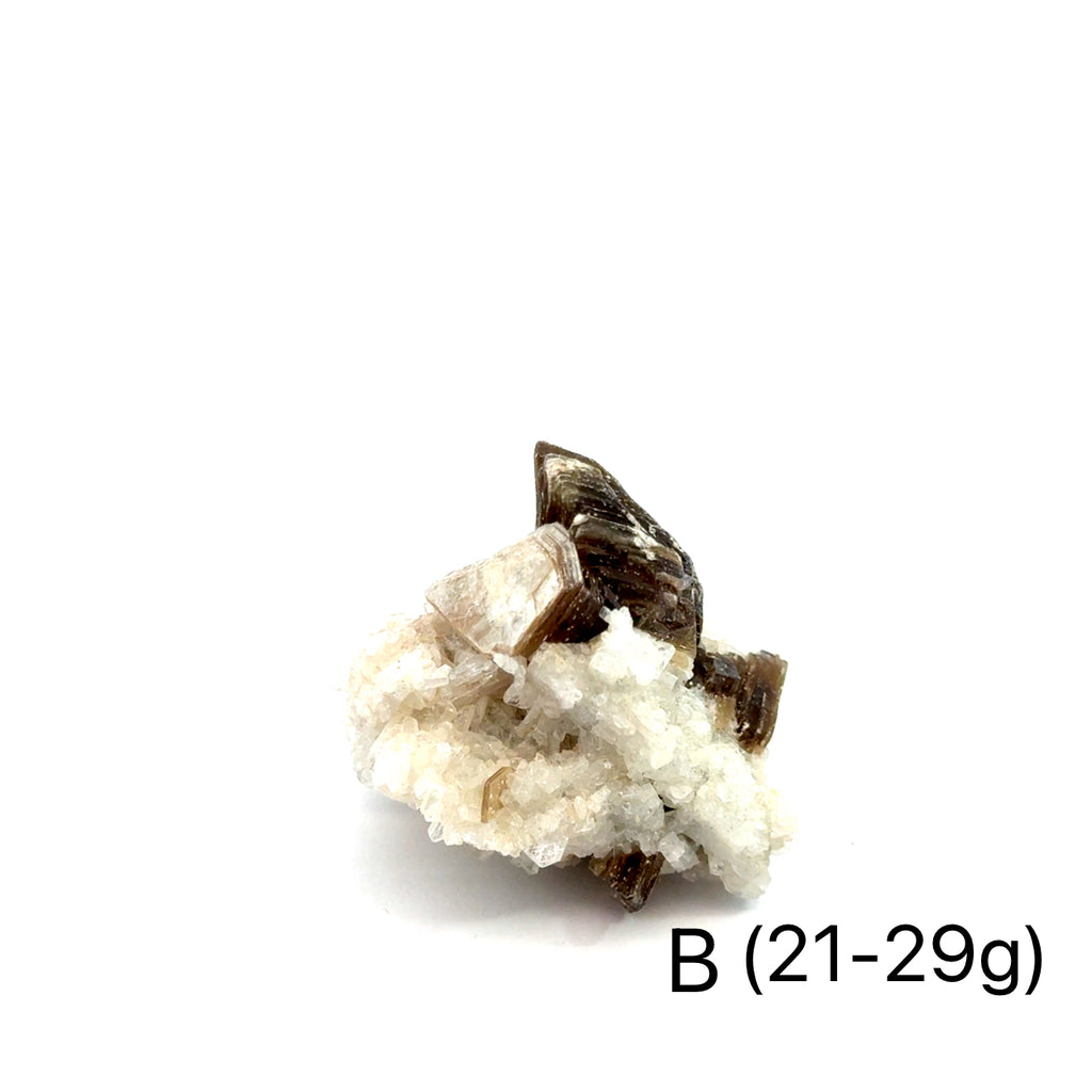 Raw Herderite Gemstone B 21-29g front