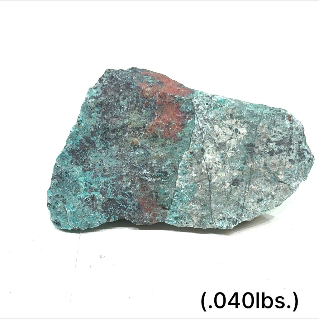 Raw Sonoran Sunrise Gemstone Collector Piece (.040lbs) on white front view