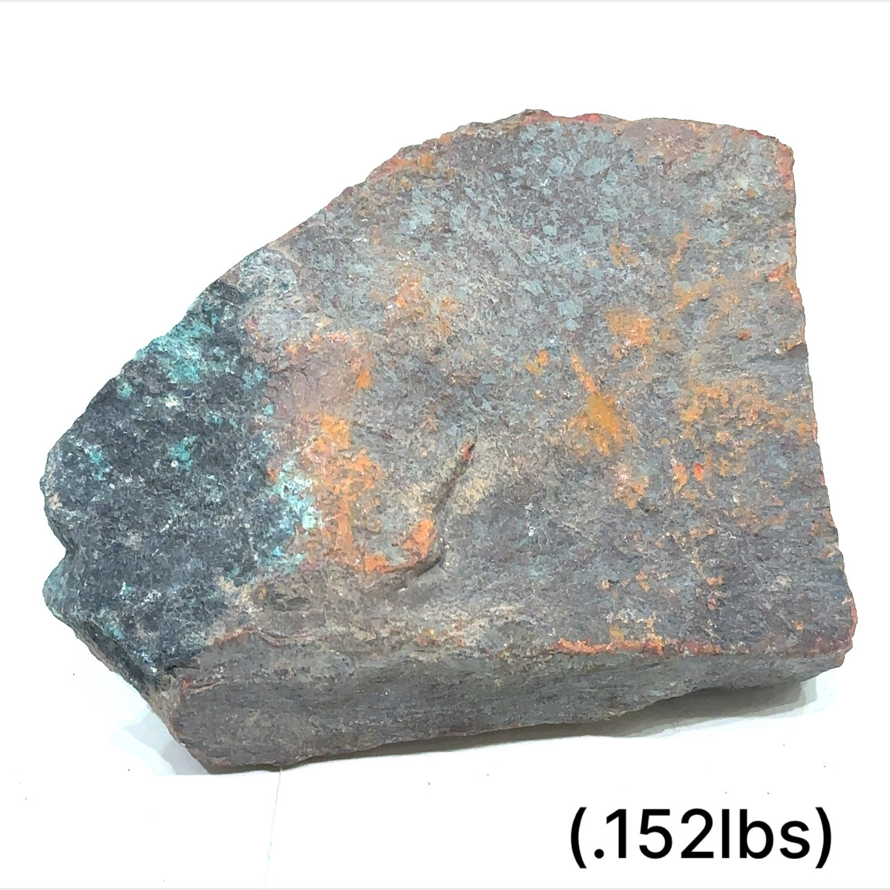 Raw Sonoran Sunrise Gemstone Collector Piece (.152lbs) on white front view
