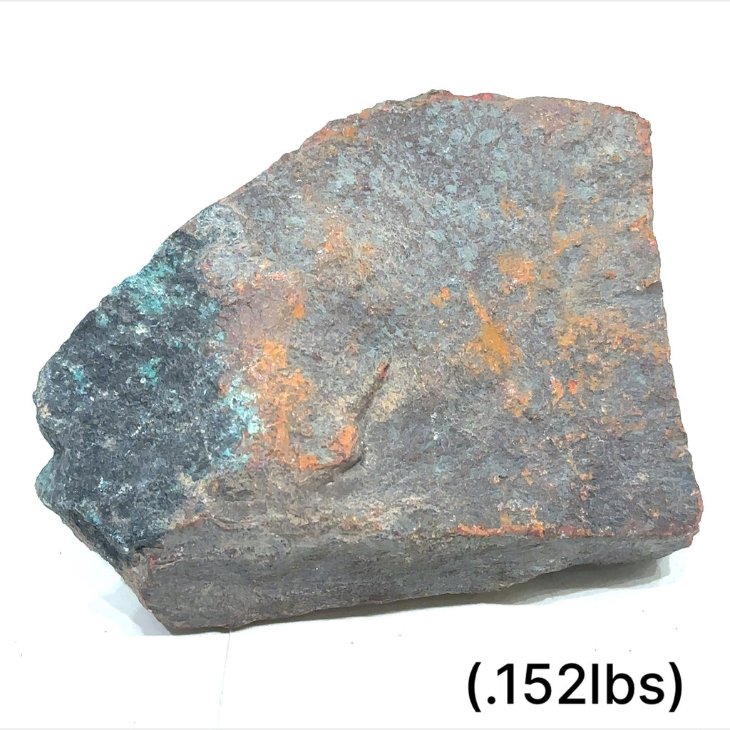 Raw Sonoran Sunrise Gemstone Collector Piece (.152lbs) on white front view