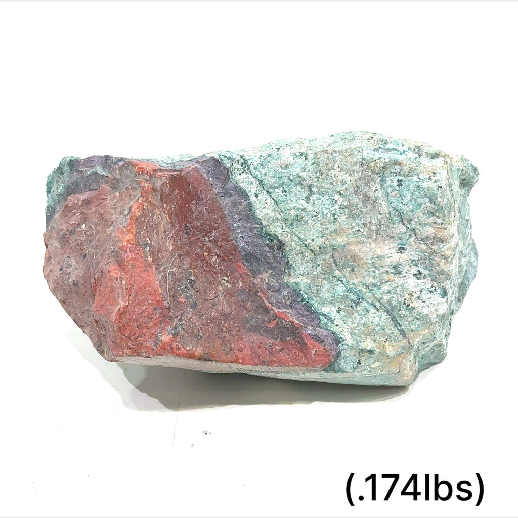 Raw Sonoran Sunrise Gemstone Collector Piece (.174lbs) on white front view