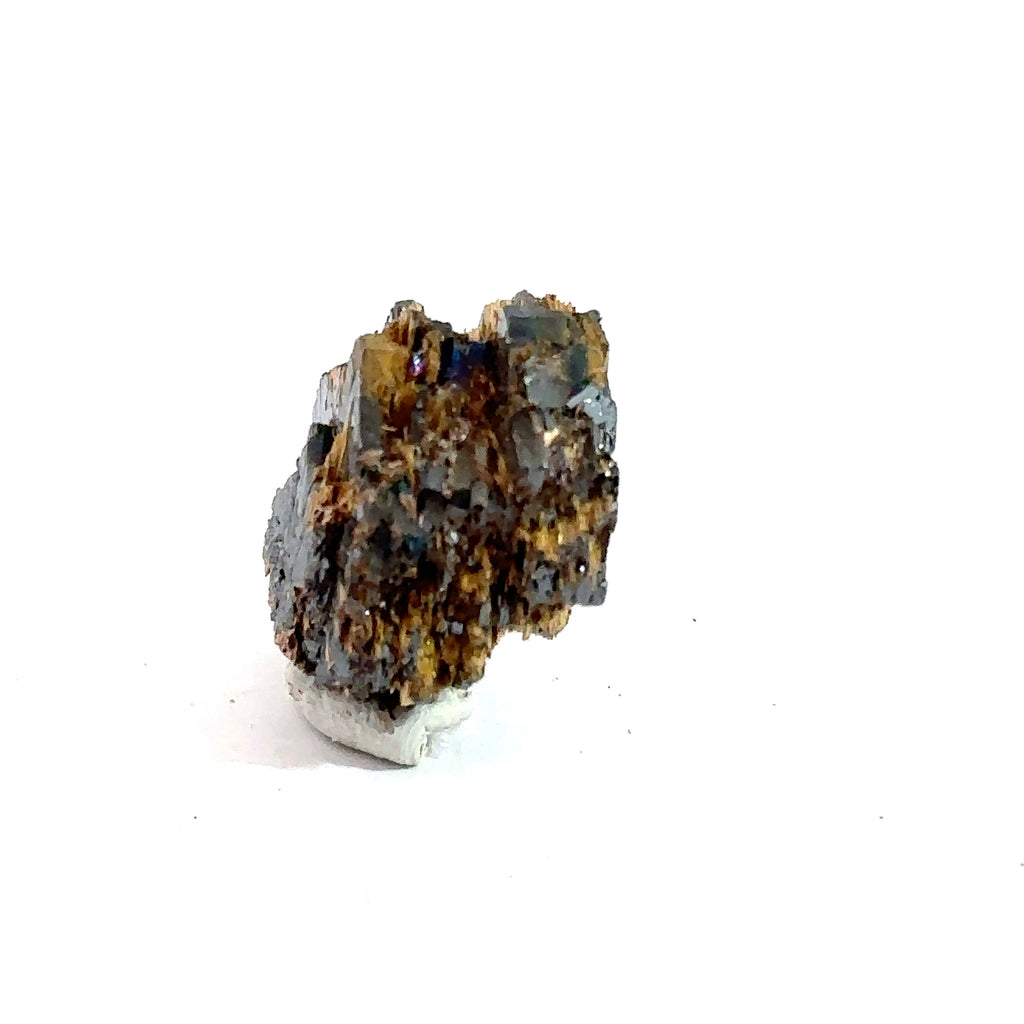 Golden Rutile with Hematite Raw Gemstone – Crystal for Grounding, Protection & Aura Healing