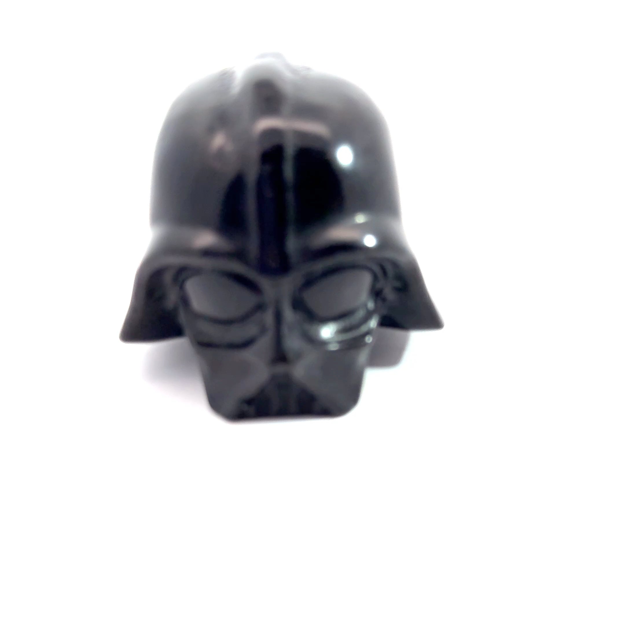 Gemstone Star Wars Figures, Black Obsidian & Green Aventurine