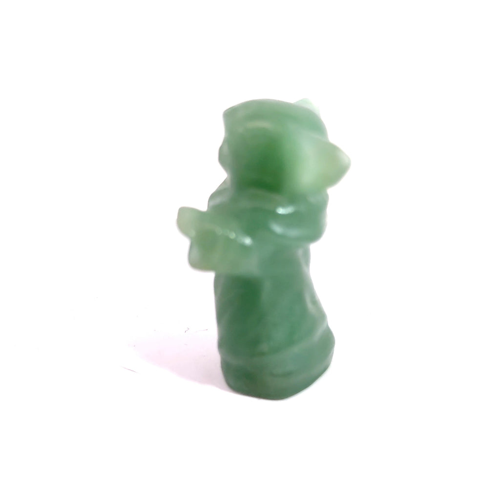 Gemstone Star Wars Figures, Black Obsidian & Green Aventurine