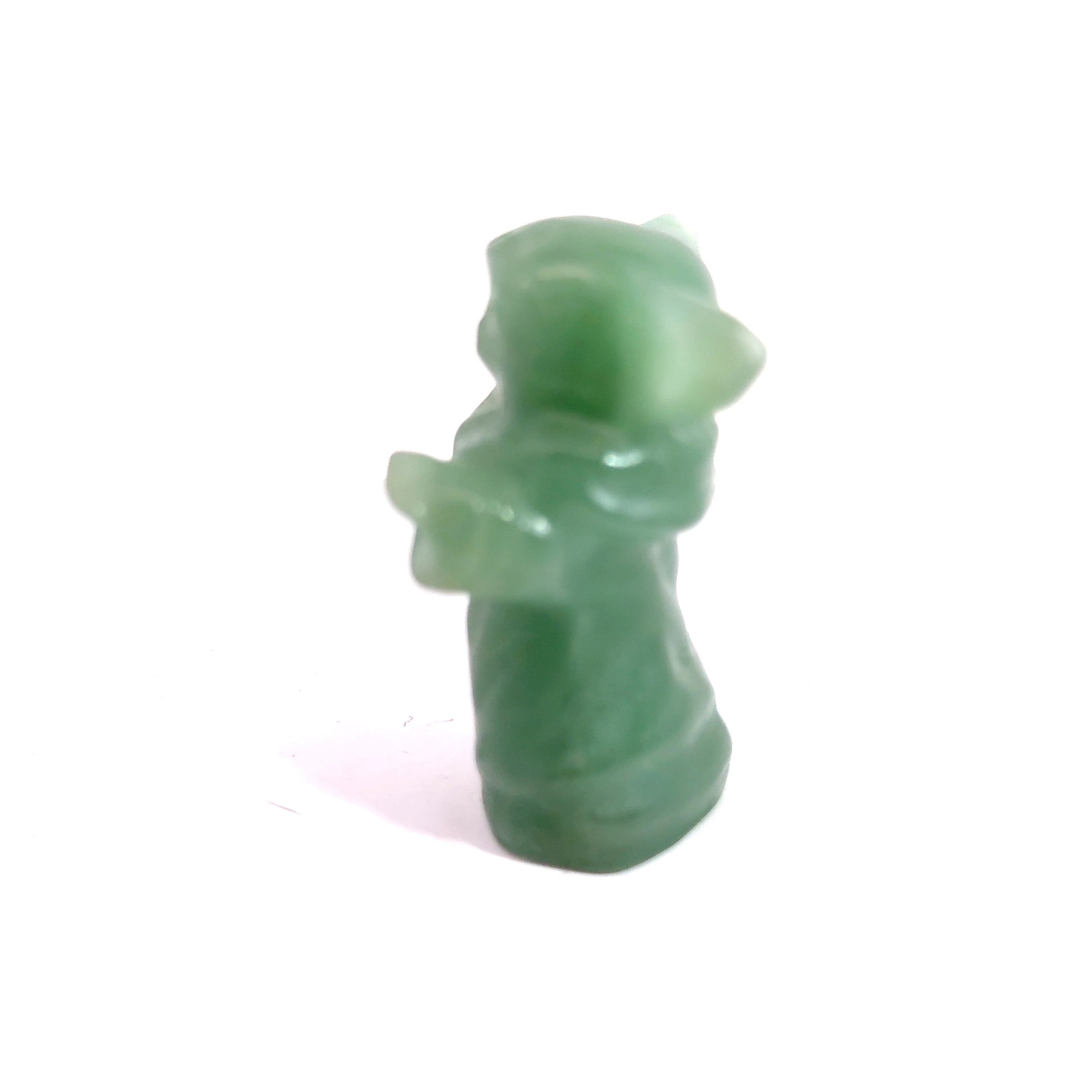 Gemstone Star Wars Figures, Black Obsidian & Green Aventurine