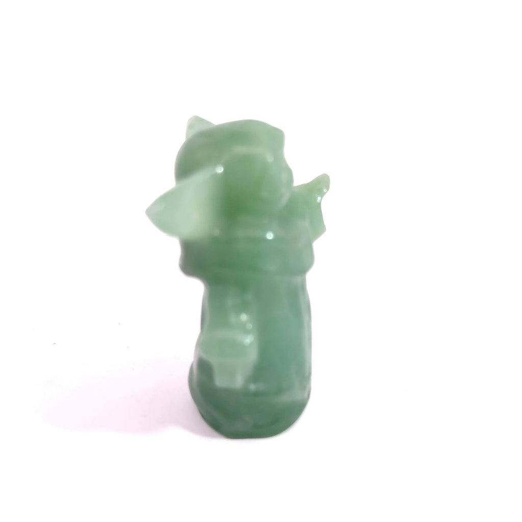 Gemstone Star Wars Figures, Black Obsidian & Green Aventurine