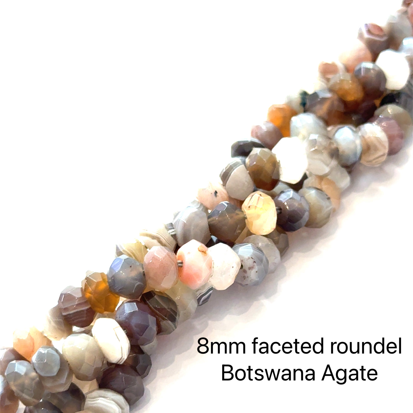 Botswana Agate  Gemstone Strand, Jewelry Supply