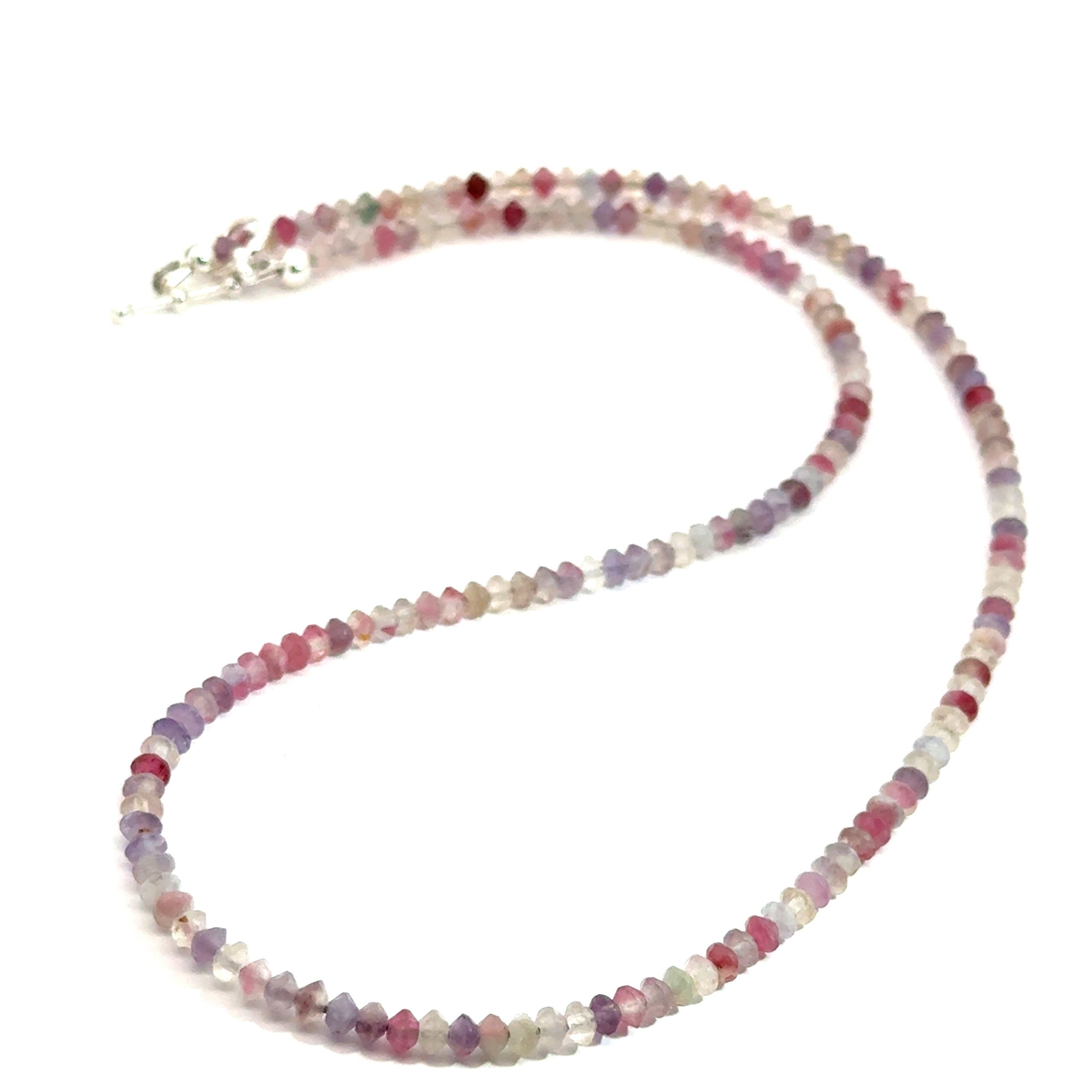 Pink Tourmaline Gemstone necklace, jewelry