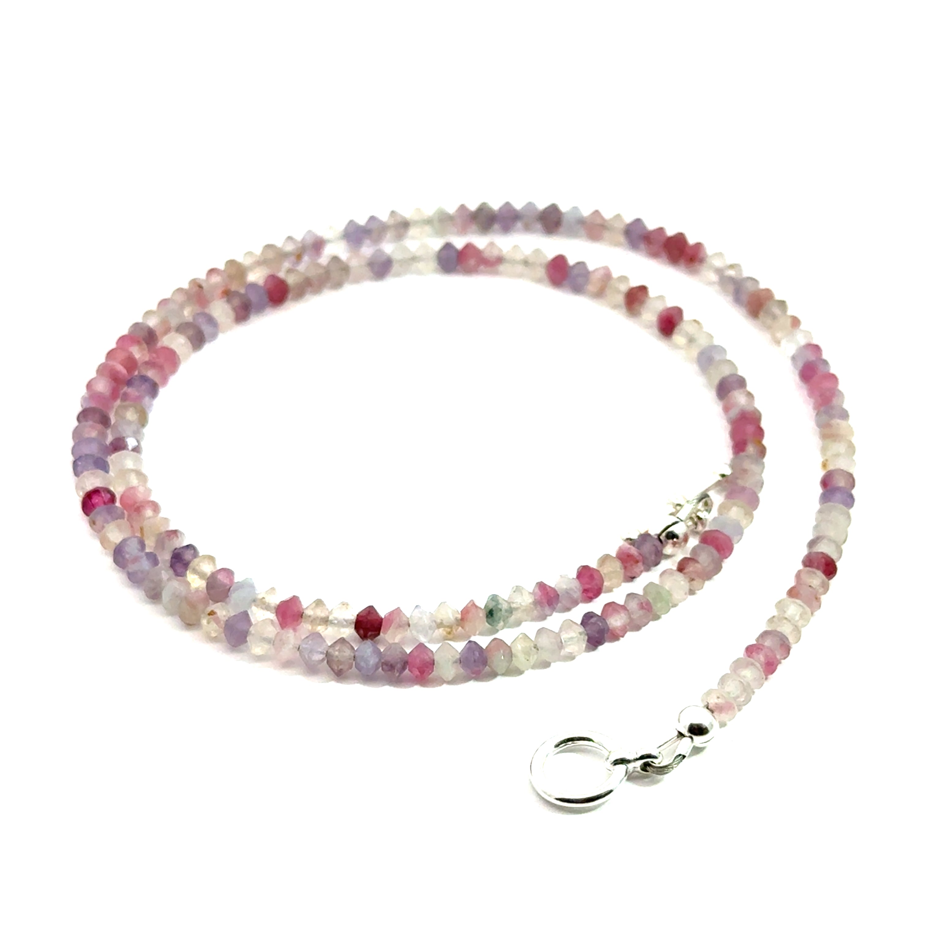 Pink Tourmaline Gemstone necklace, jewelry