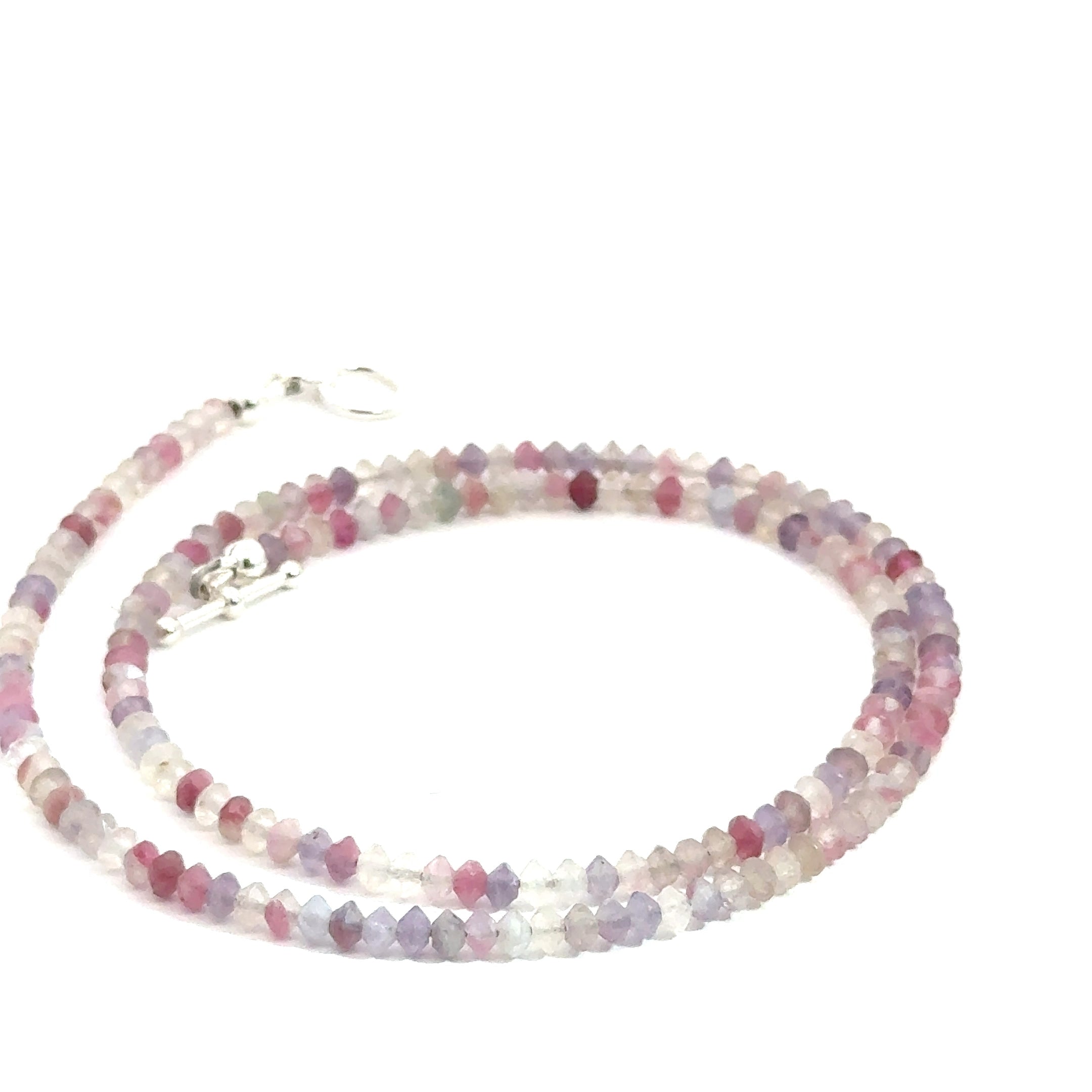 Pink Tourmaline Gemstone necklace, jewelry
