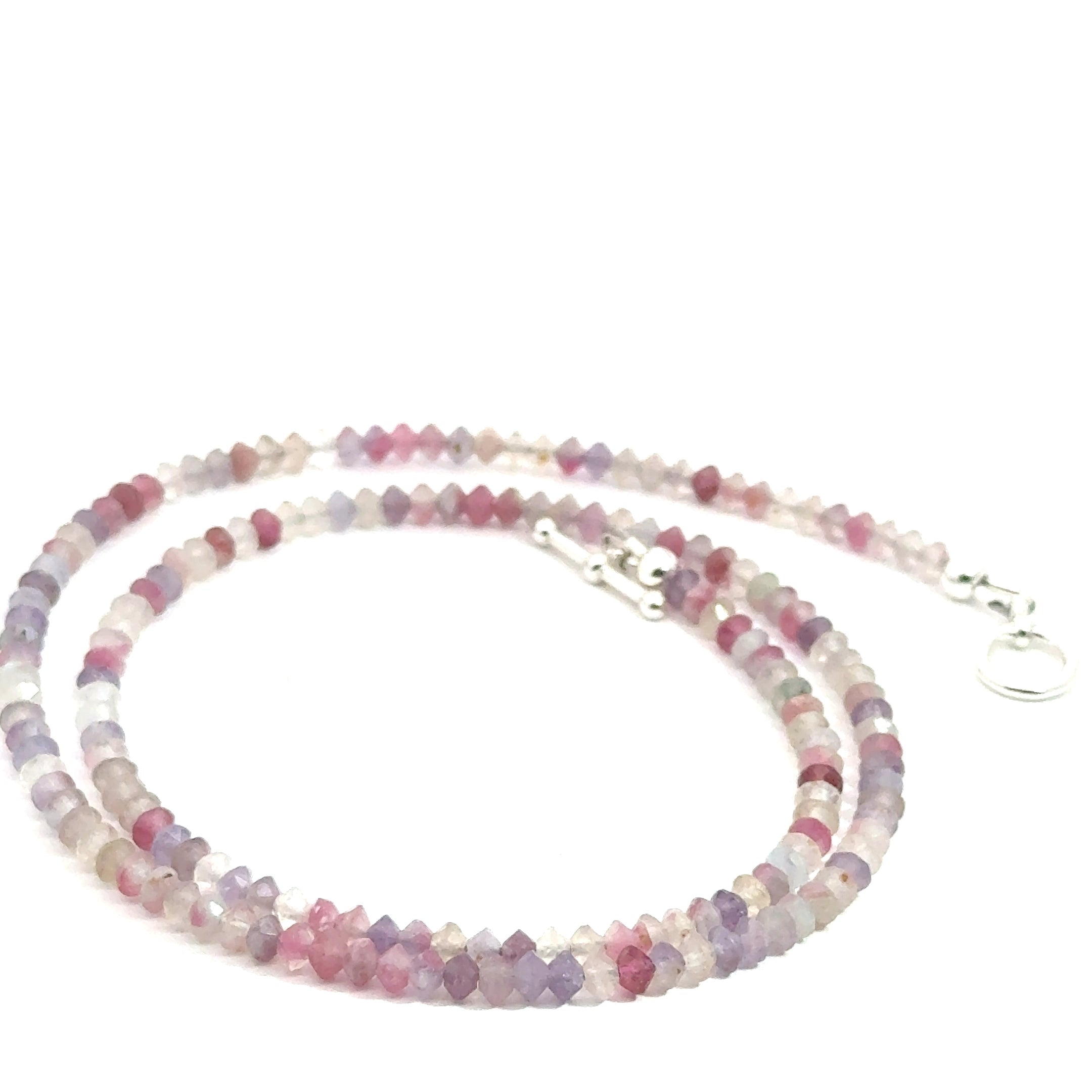 Pink Tourmaline Gemstone necklace, jewelry