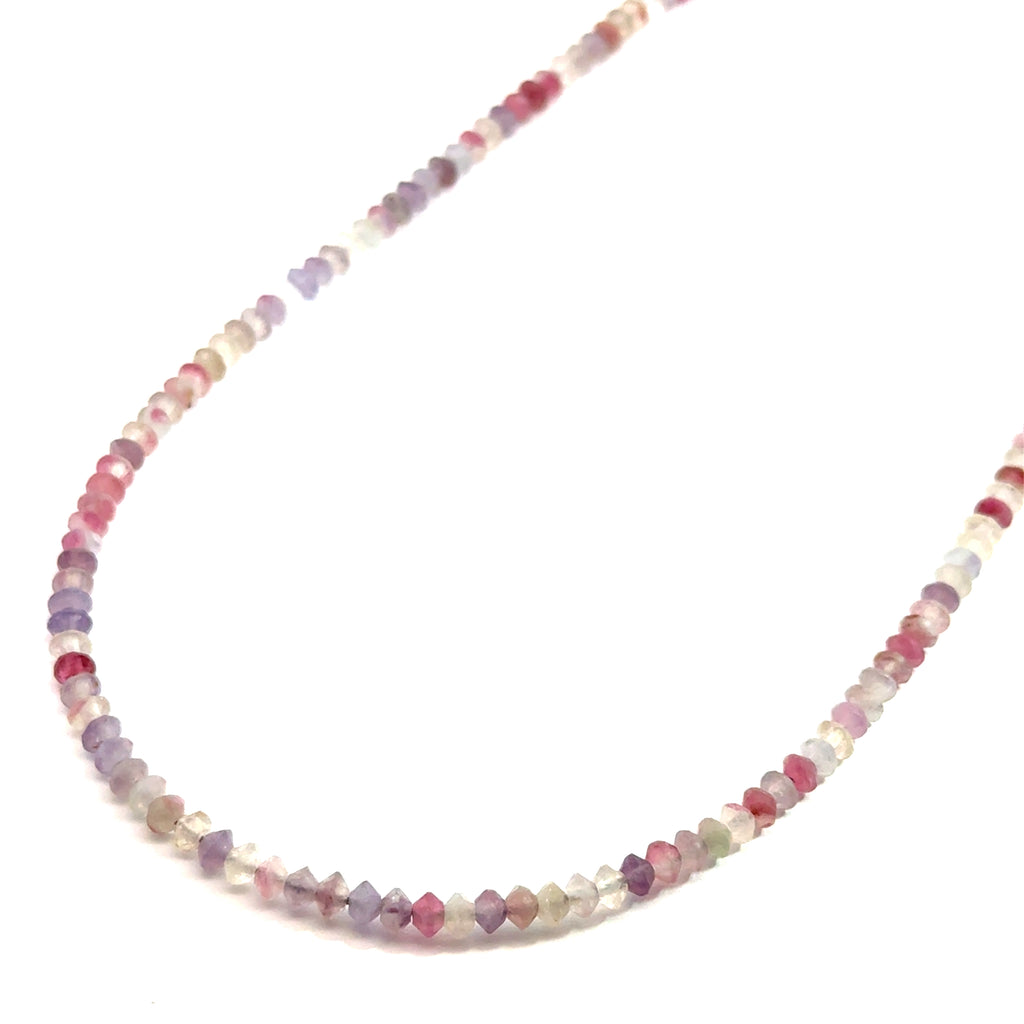 Pink Tourmaline Gemstone necklace, jewelry