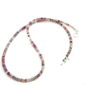 Pink Tourmaline Gemstone necklace, jewelry