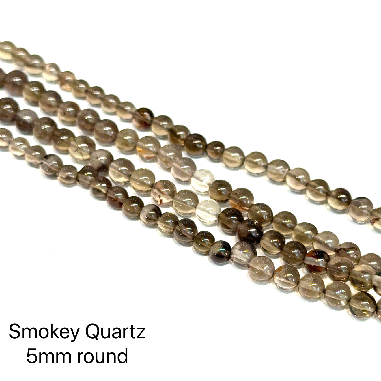 Smokey Quartz Gemstone Strands, Jewelry supplies
