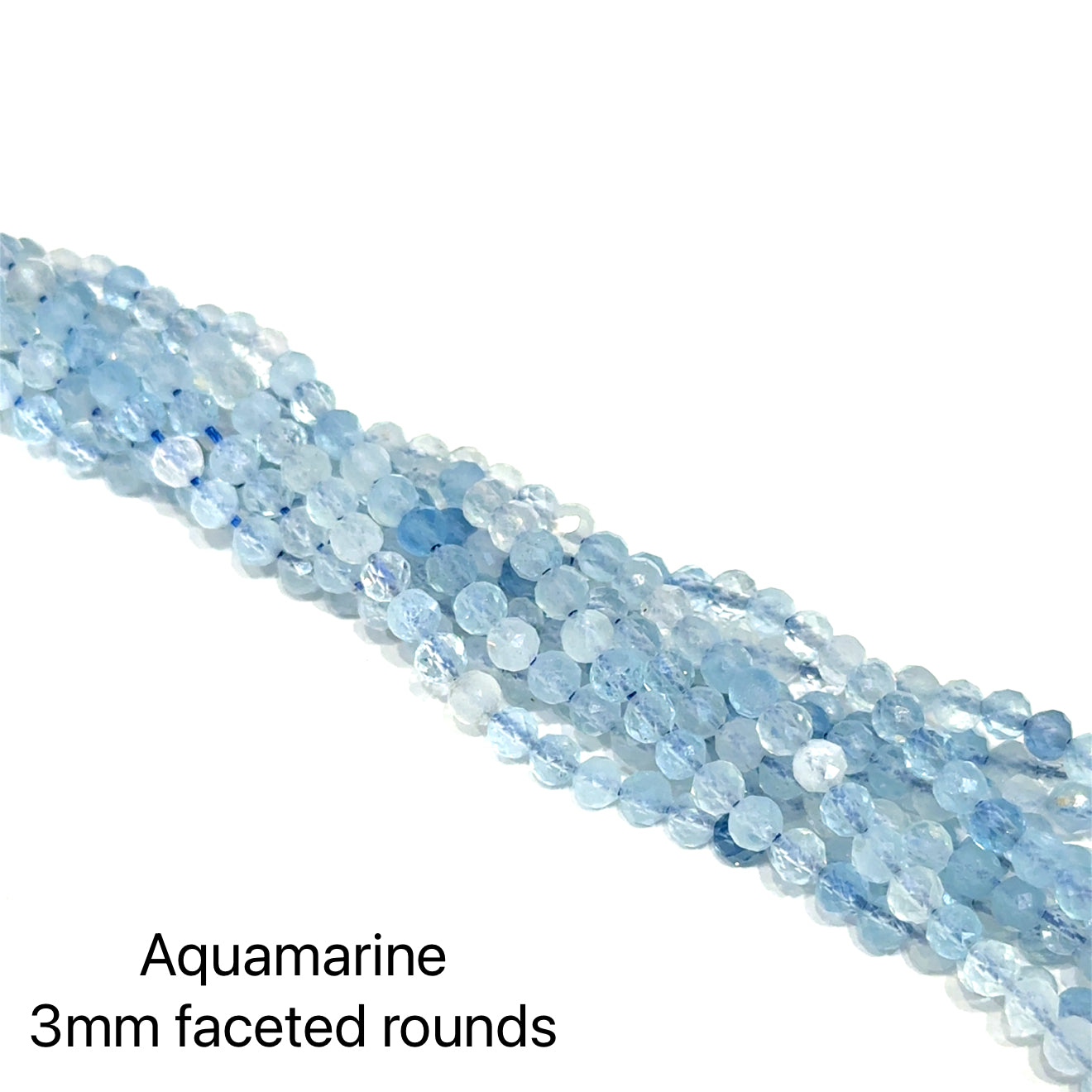 Aquamarine Gemstone Strands, jewelry supplies