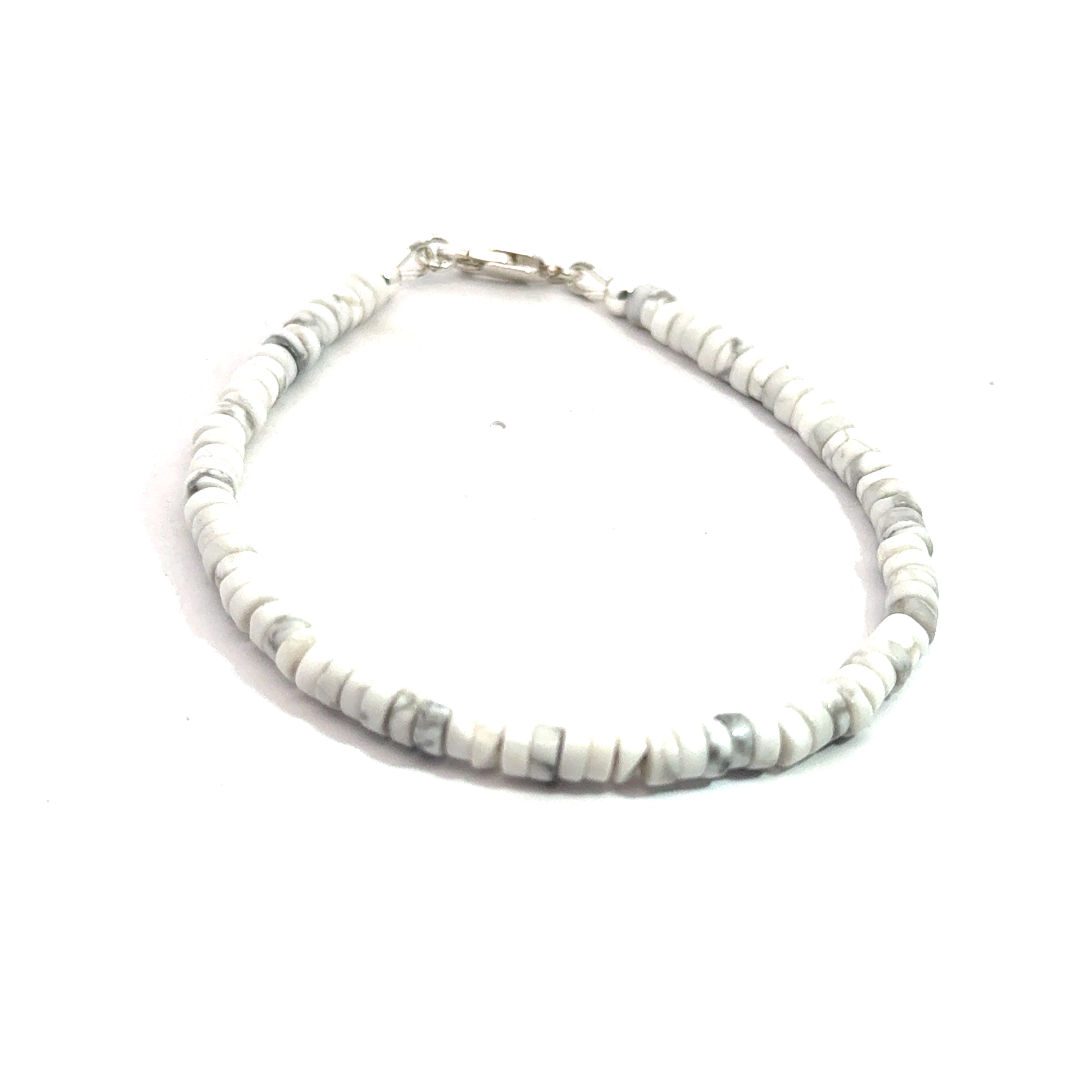 Howlite Gemstone Beaded Bracelet