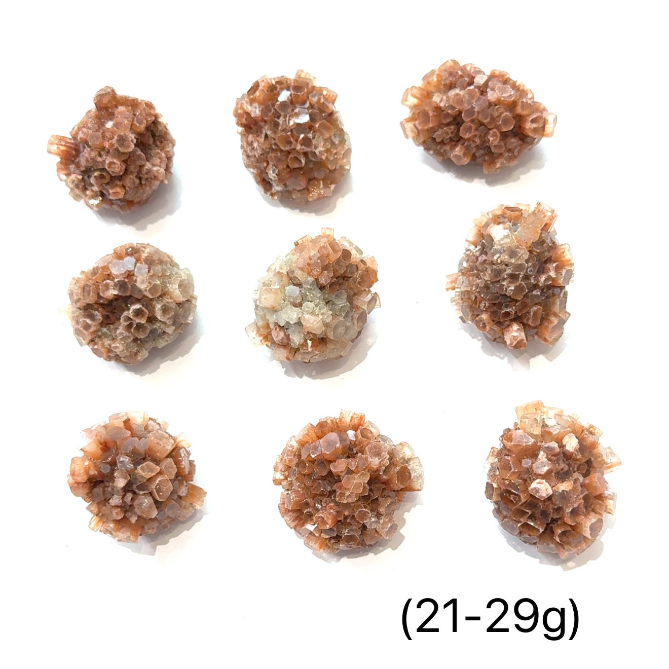 Aragonite, Sputnik,  Star Cluster Raw gemstone