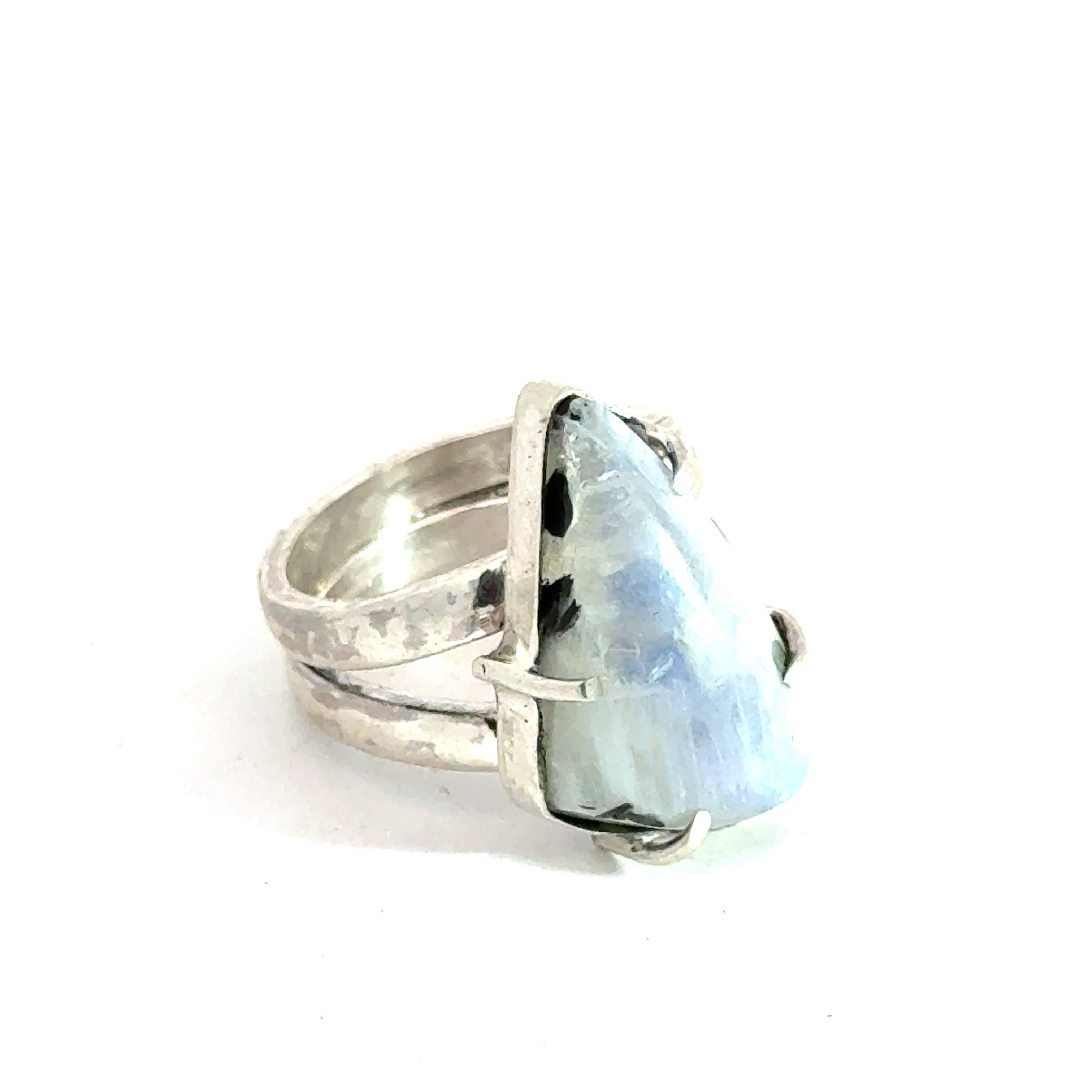 Rainbow Moonstone gemstone ring, jewelry, ring size 7