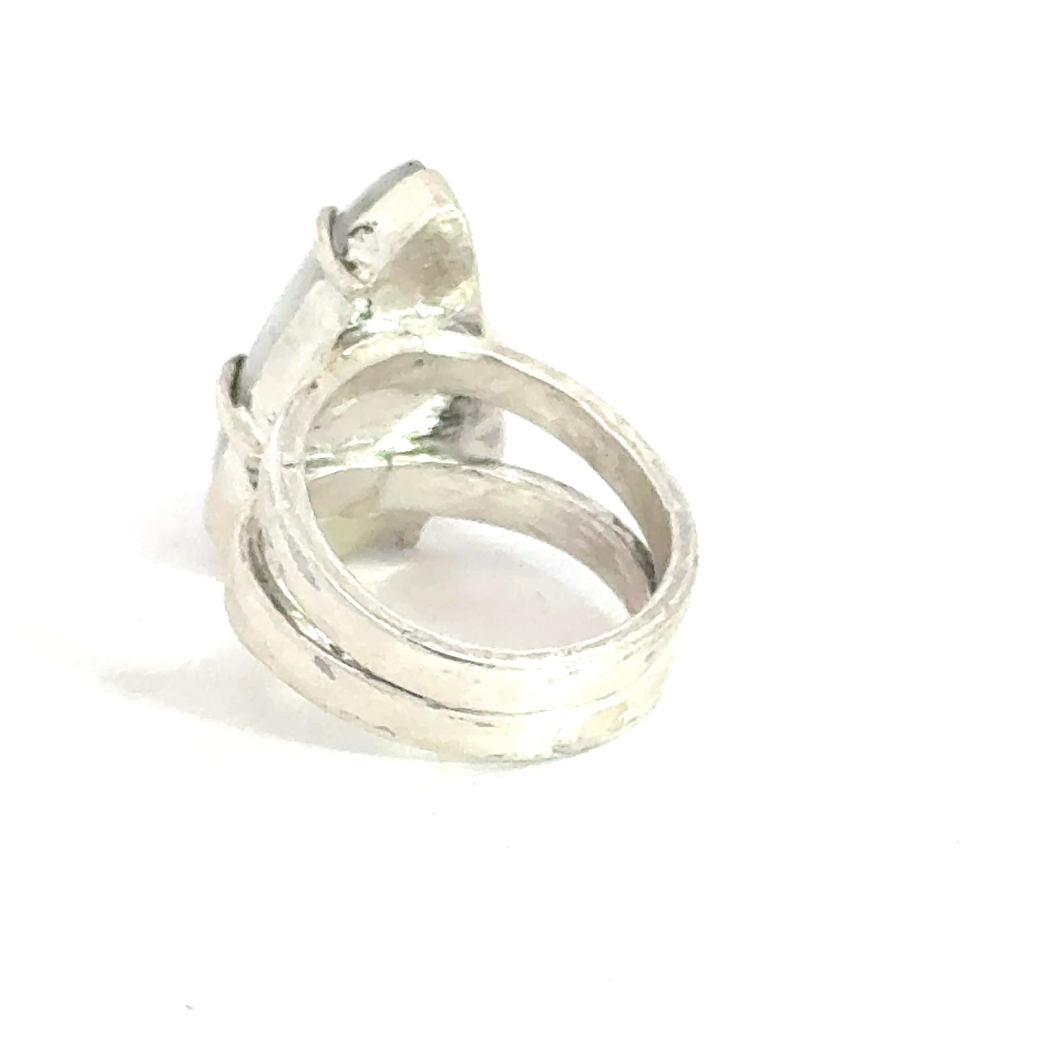 Rainbow Moonstone gemstone ring, jewelry, ring size 7