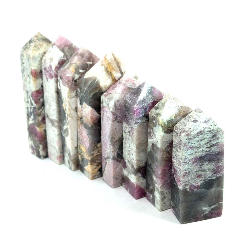 Pink Tourmaline Gemstone Tower
