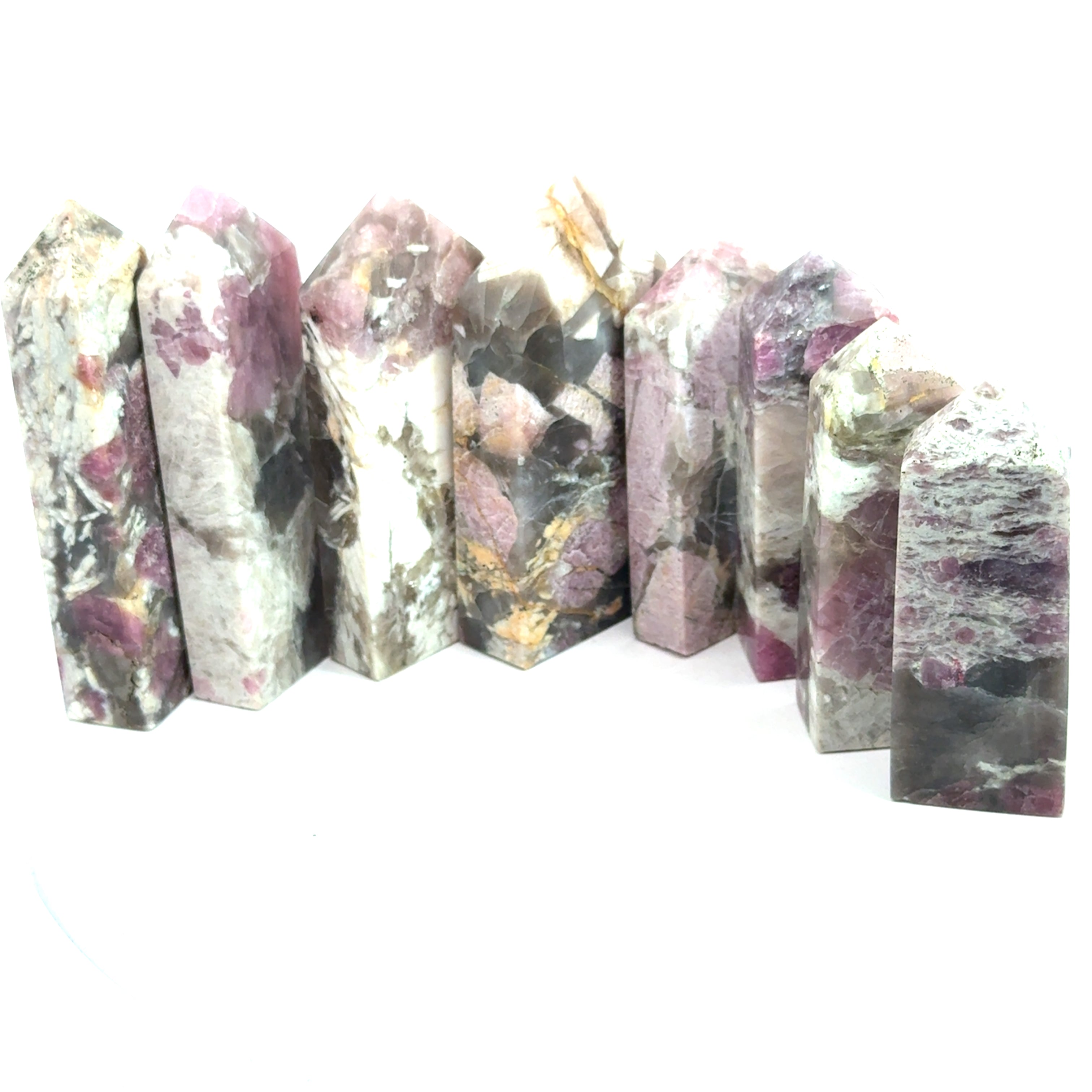 Pink Tourmaline Gemstone Tower