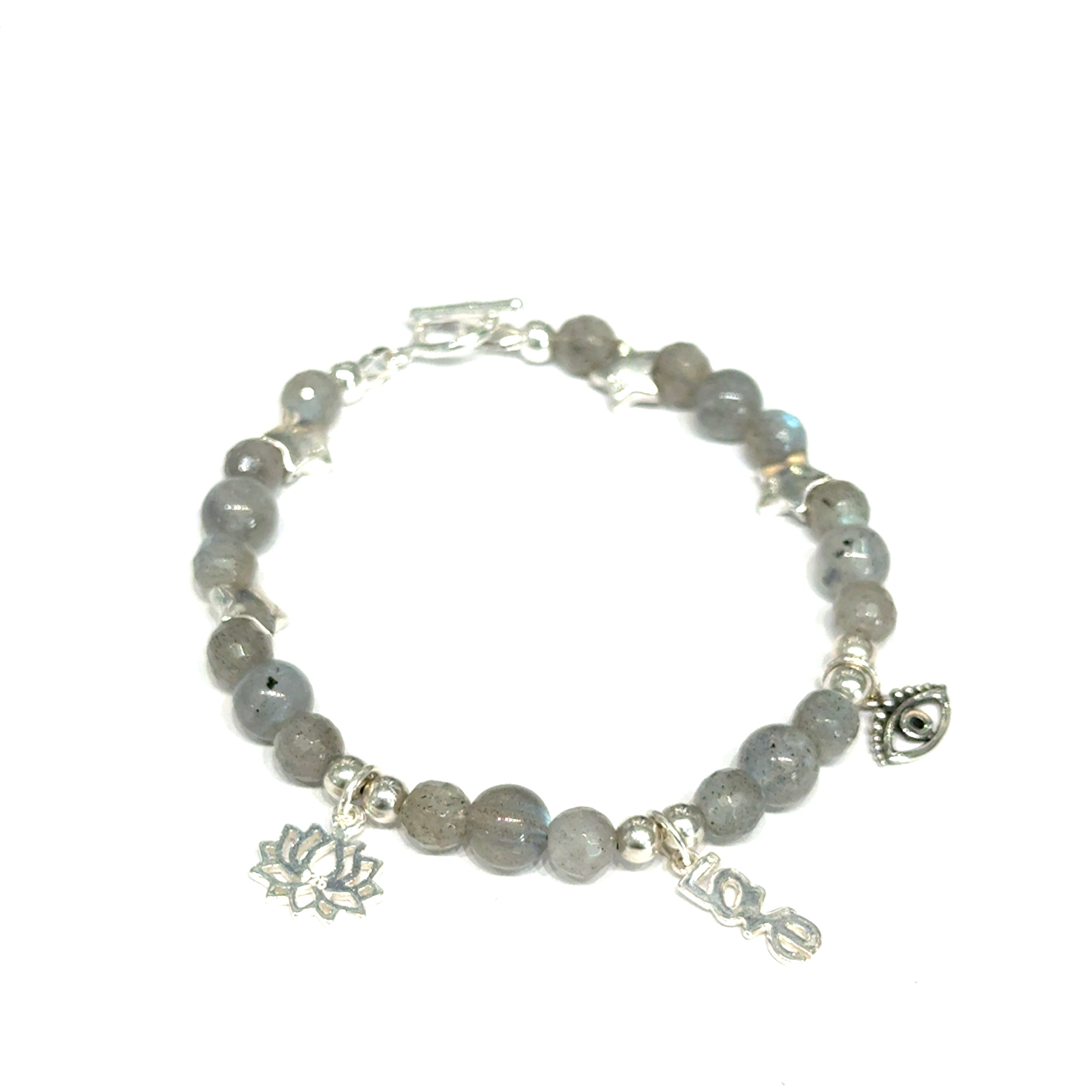Labradorite gemstone bracelet, Jewelry