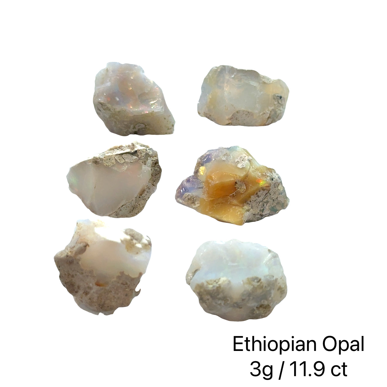 Ethiopian Raw Opal | Luminous Fire Crystal for Creativity & Transformation
