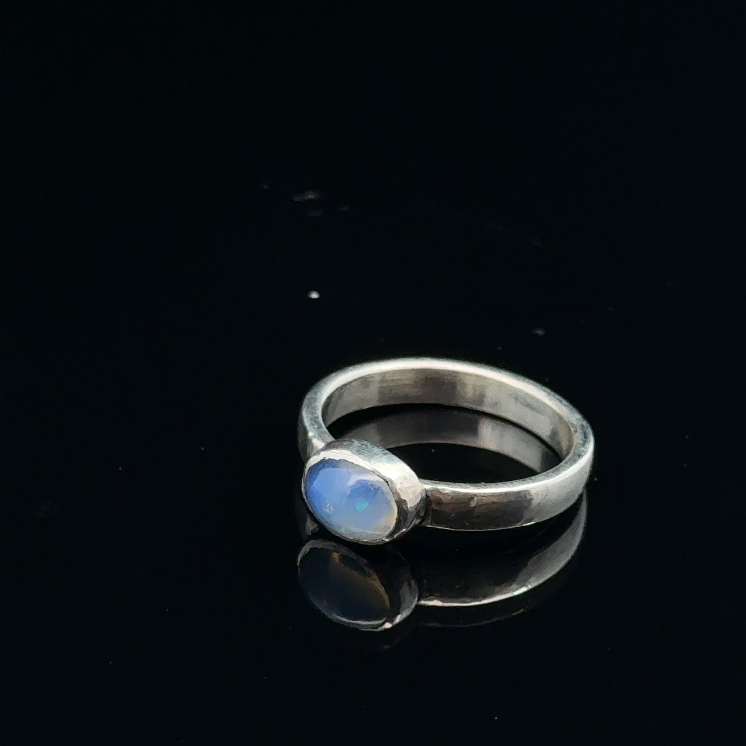 Welo Opal Gemstone Ring – Size 6.75 | One-of-a-Kind, Reiki Infused, Moon Charged | Hidden Jewel of the South End