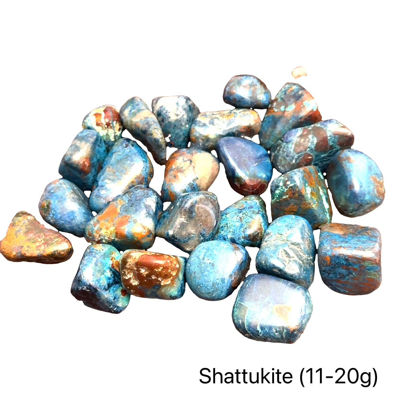 Rare Shattuckite Tumbled Gemstone | Ethically Sourced Blue Copper Crystal for Communication & Truth