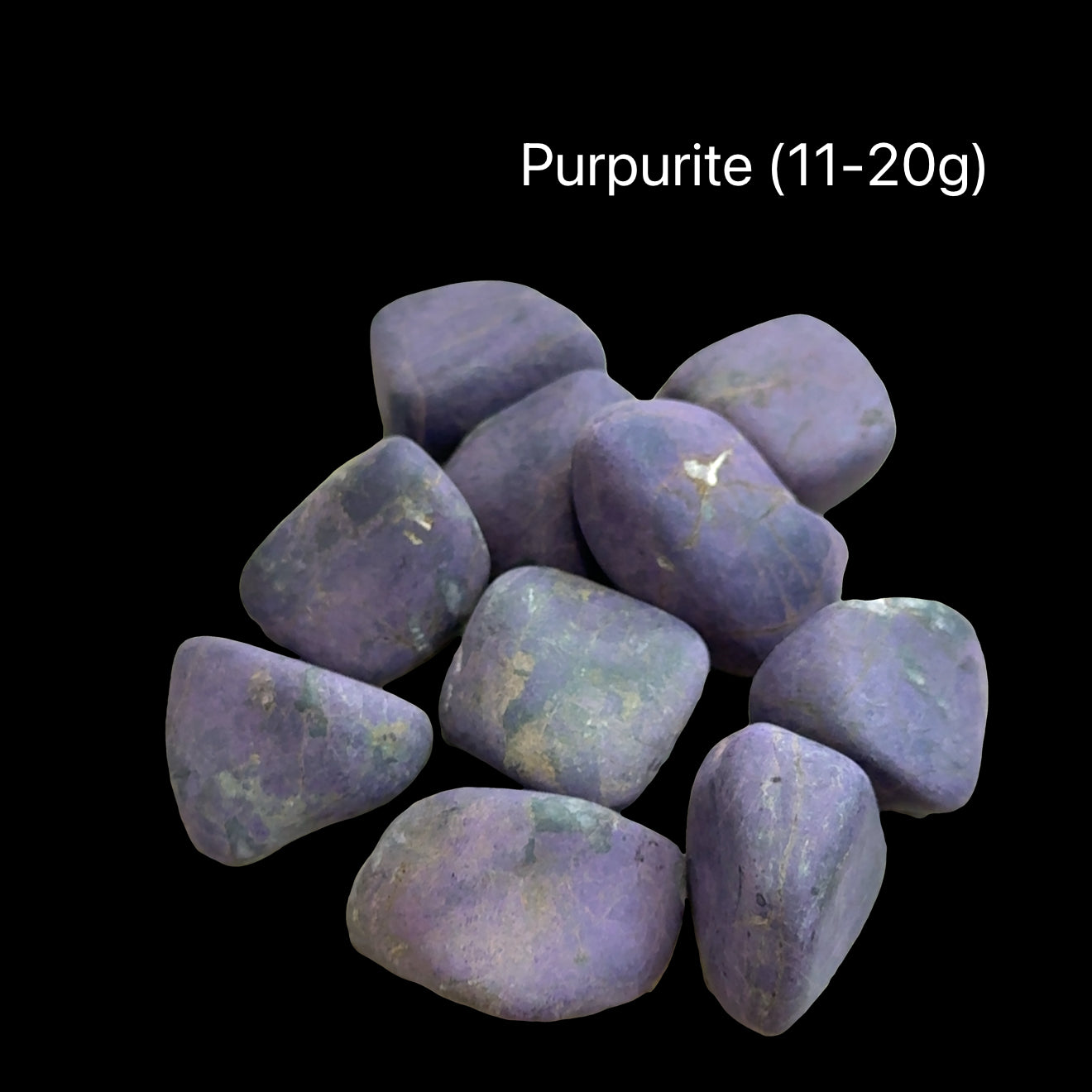 Rare Purpurite Tumbled Gemstone | Violet Crystal for Intuition & Spiritual Awakening