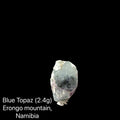Blue Topaz Crystal Specimen in Perky Box | Erongo Mountains, Namibia | The Truth Speaker's Stone