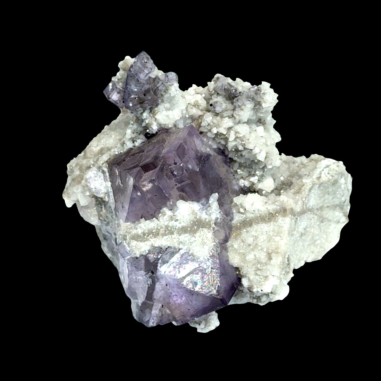 Fluorite with Sphalerite & Calcite | Elmwood Mine, Tennessee | The Genius Stone Meets Earth Magic