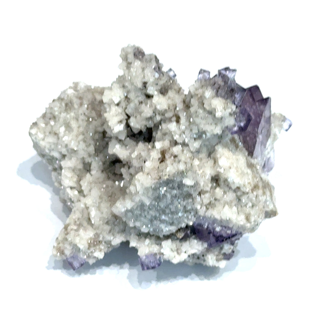 Fluorite with Sphalerite & Calcite | Elmwood Mine, Tennessee | The Genius Stone Meets Earth Magic