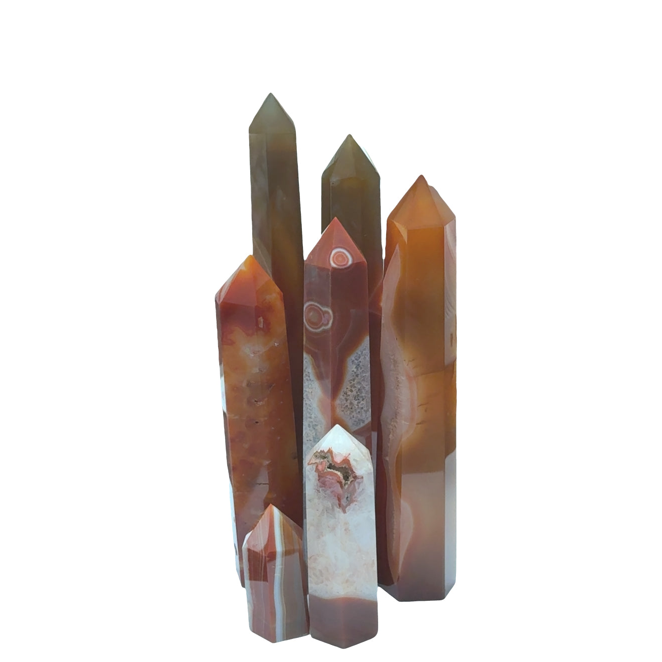 Carnelian Tower | Courage & Vitality Crystal | Ethically Sourced