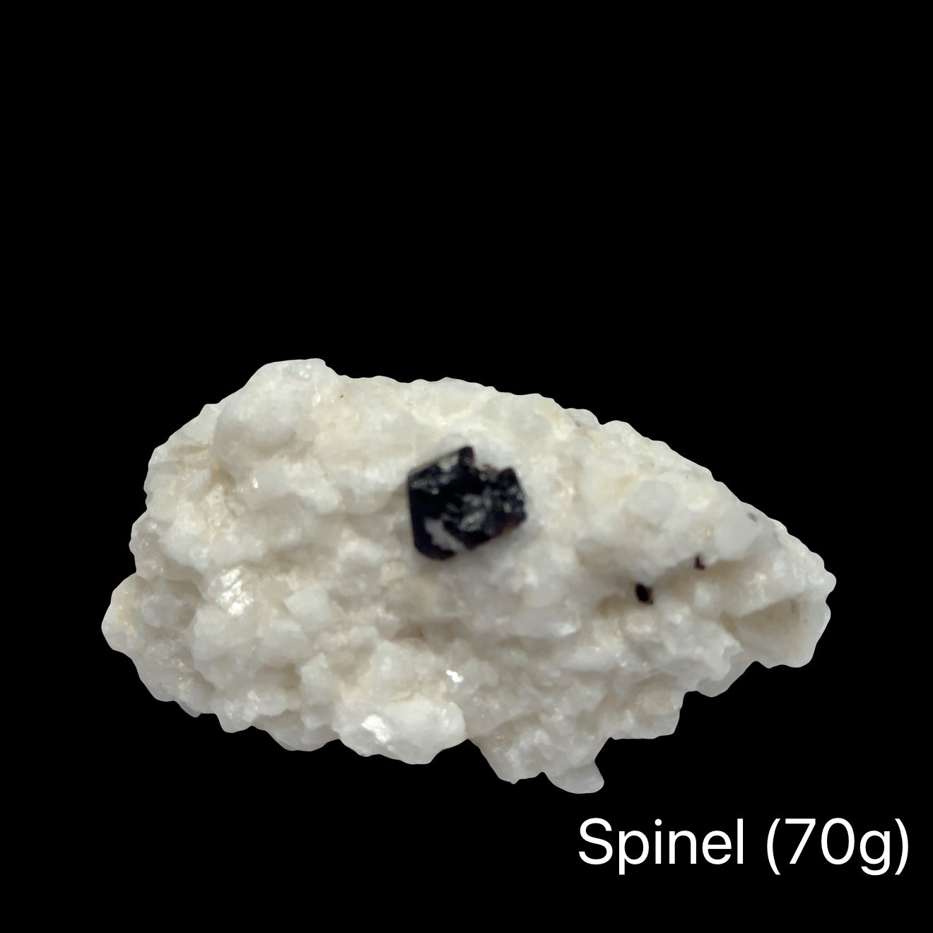 Black Spinel Raw Gemstone – Ethically Sourced Crystal for Empowerment & Protection