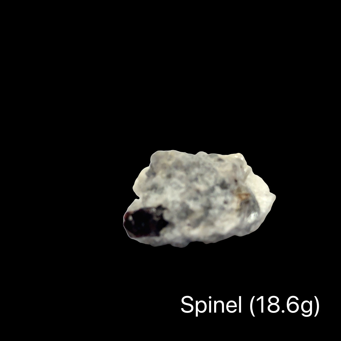 Black Spinel Raw Gemstone – Ethically Sourced Crystal for Empowerment & Protection