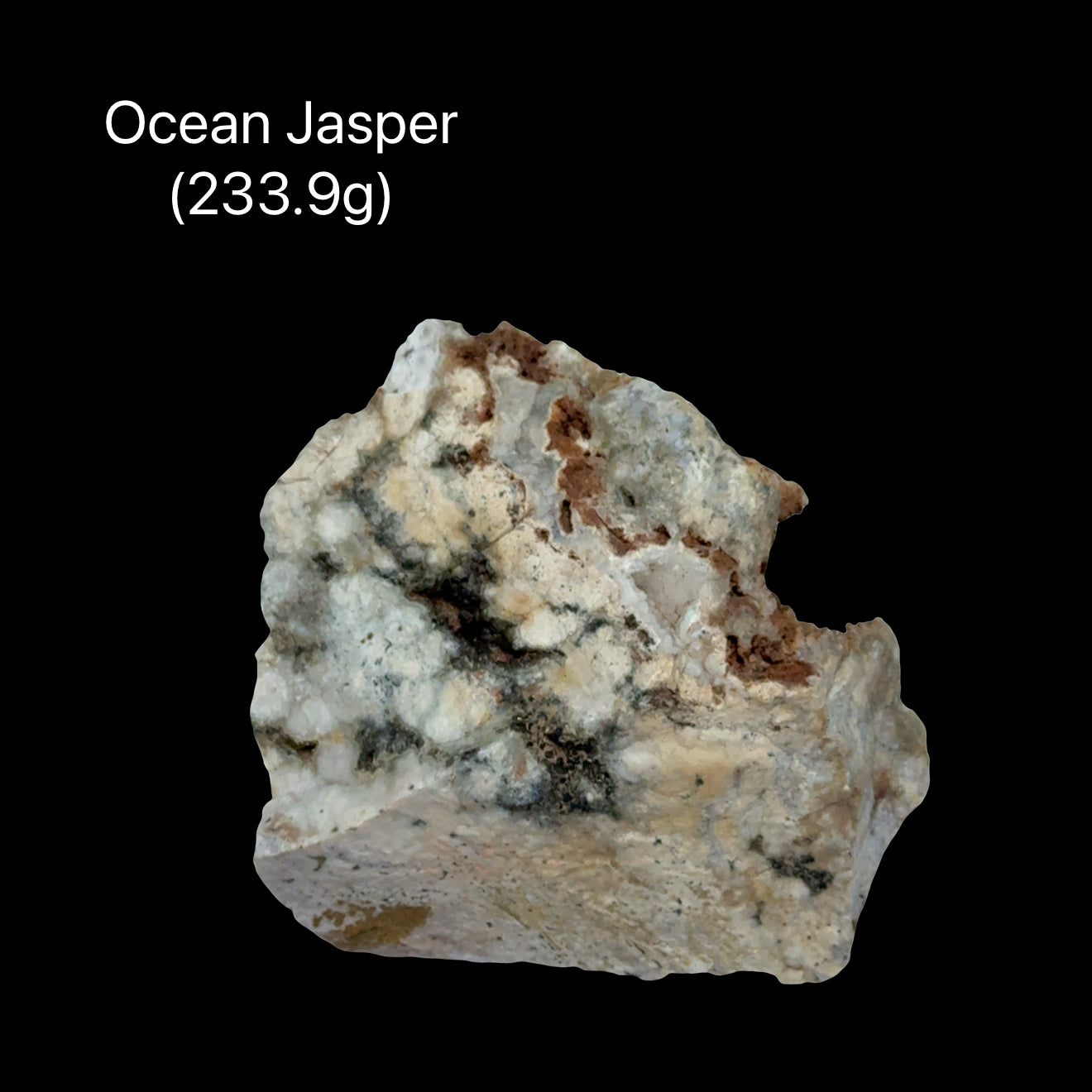 Ocean Jasper Raw Gemstone Slab