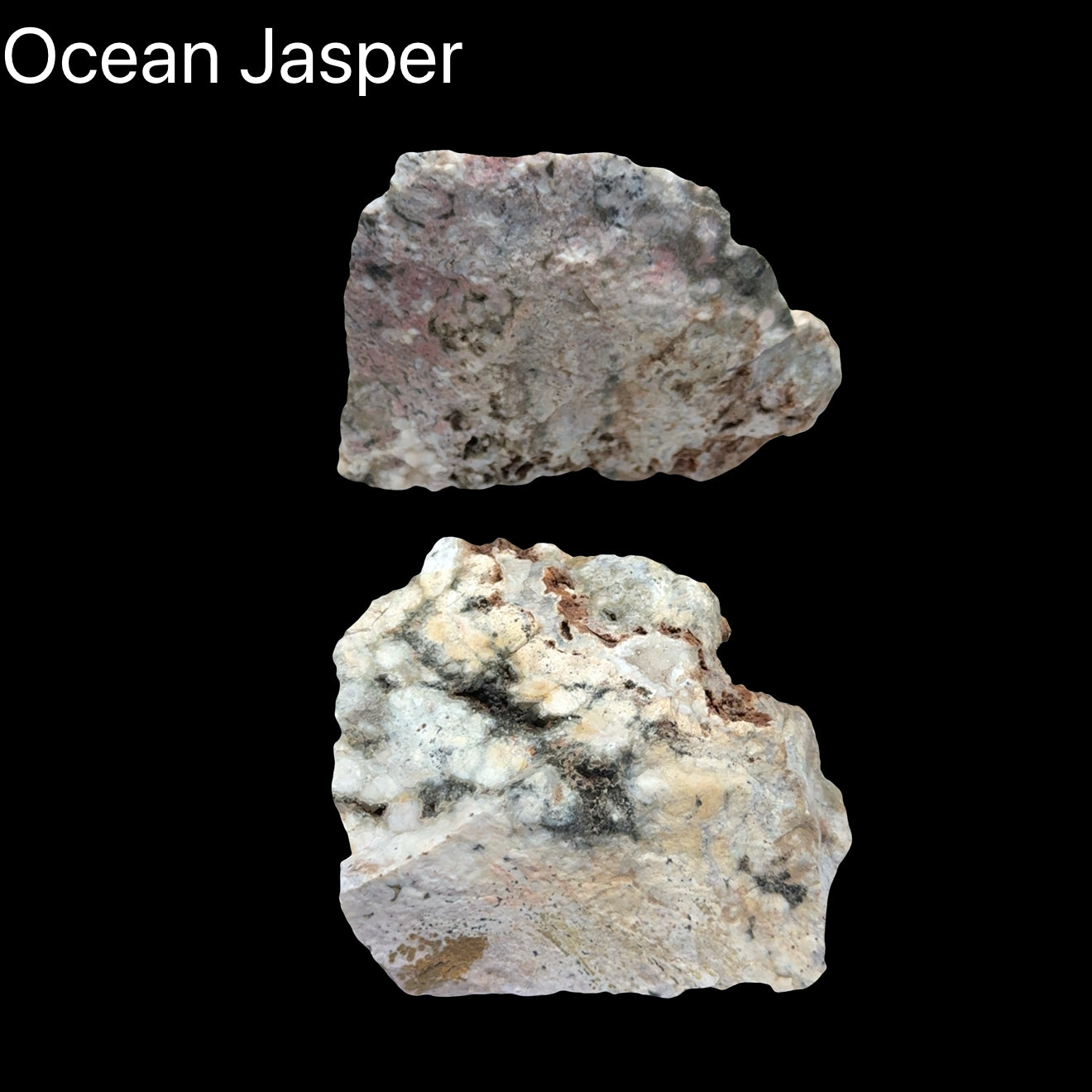 Ocean Jasper Raw Gemstone Slab