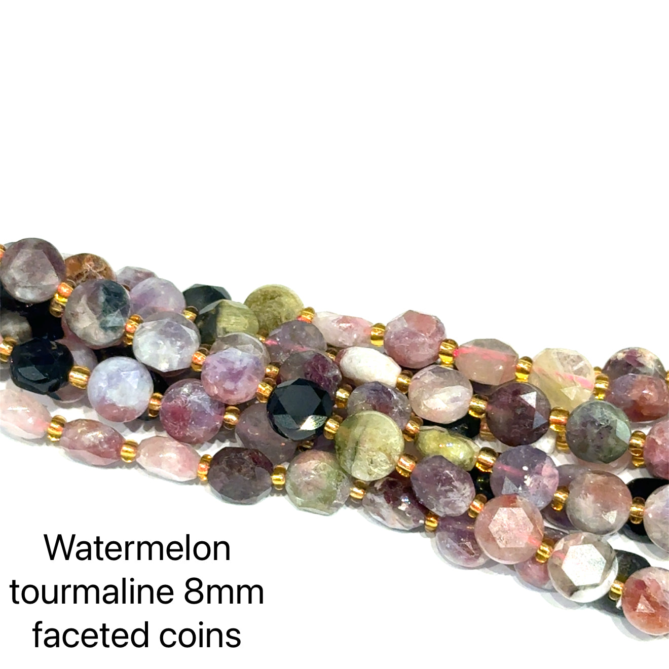 Watermelon Tourmaline Gemstone Strand | Love, Balance & Heart Healing | Hidden Jewel of the South End