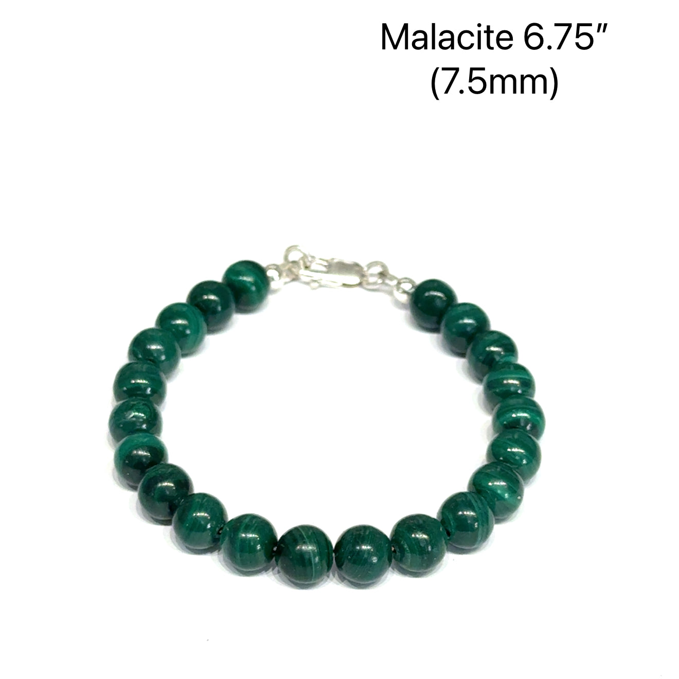 Malachite Beaded Gemstone Bracelet
