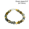 Ocean Jasper Gemstone Beaded Bracelet