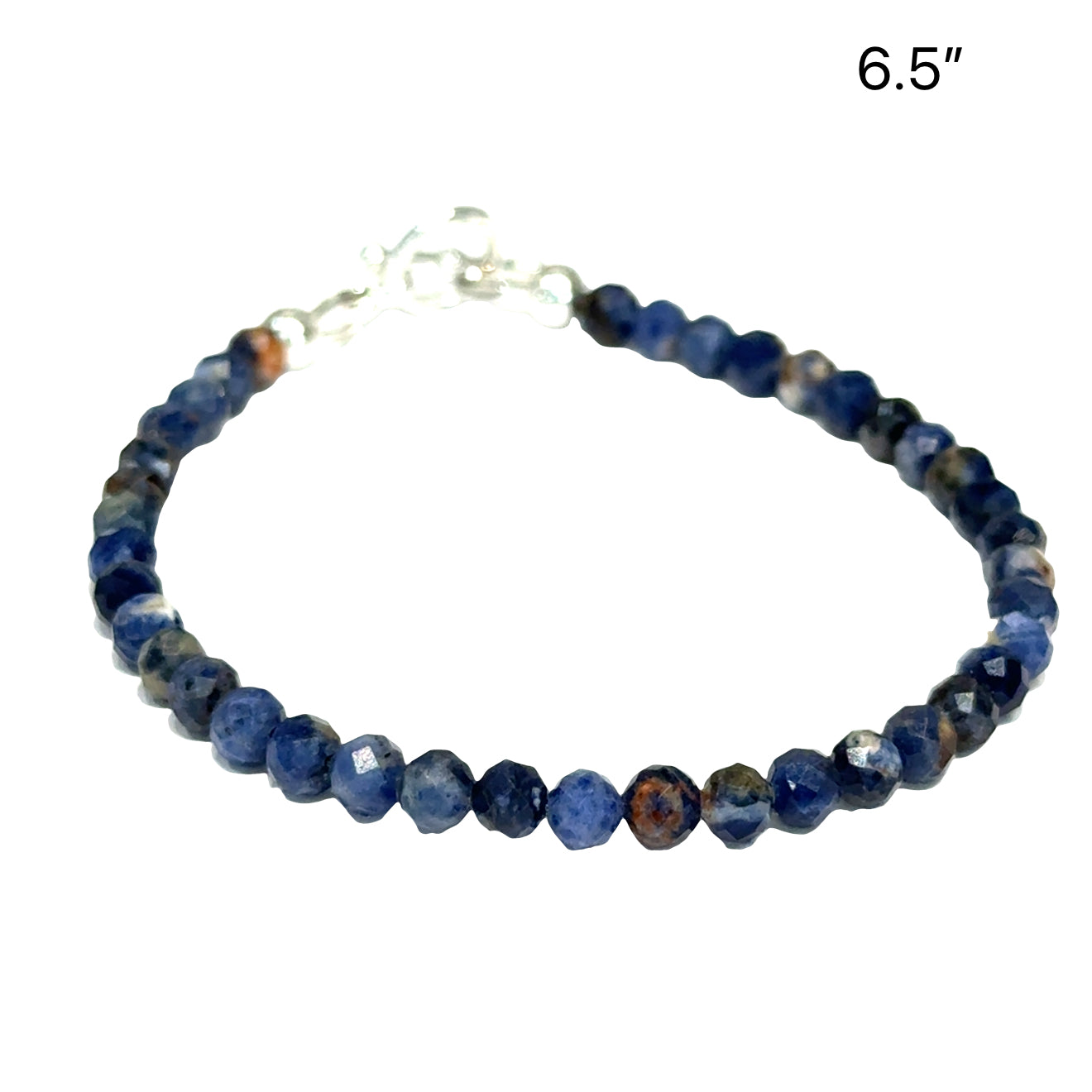 Orange Sodalite Gemstone Beaded Bracelet