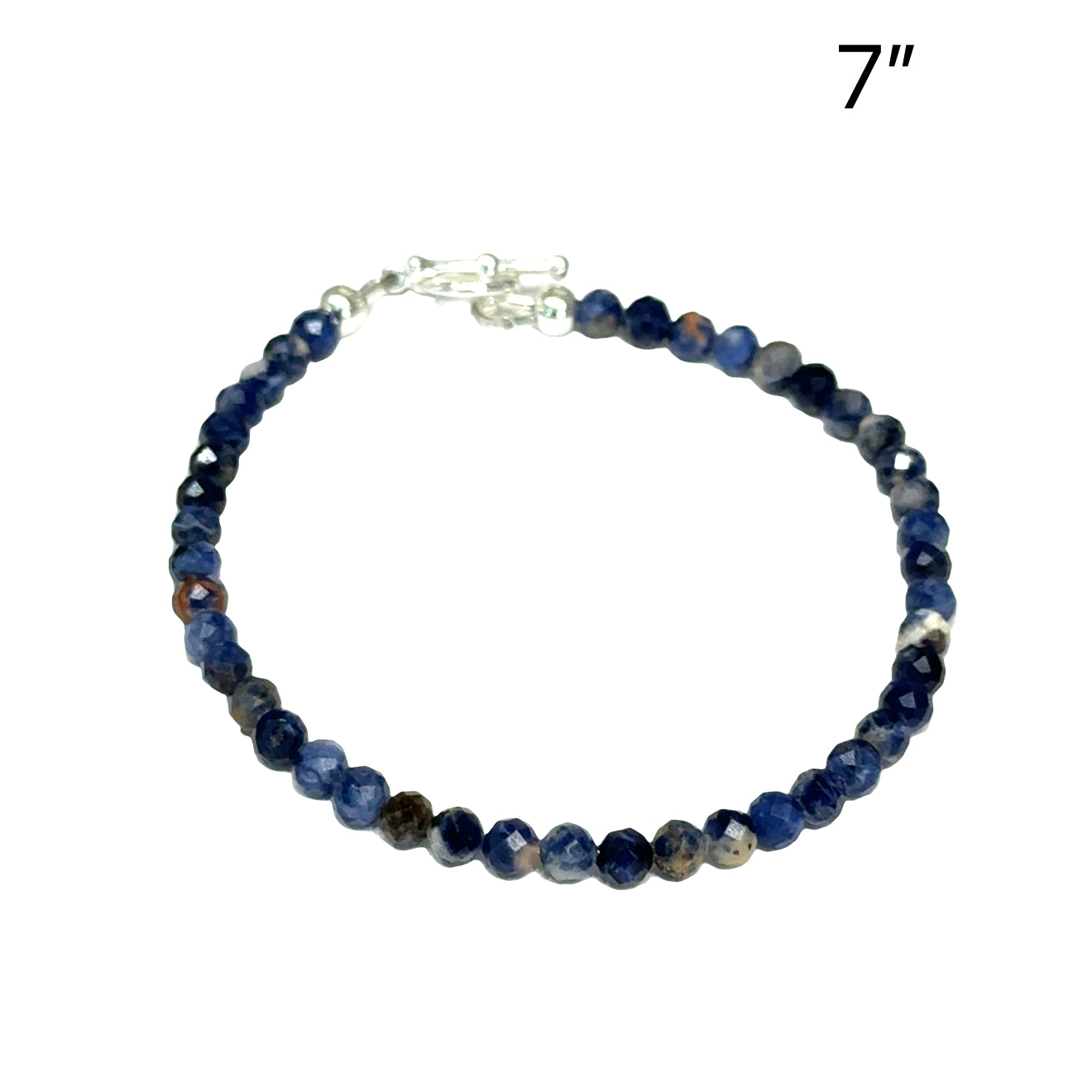 Orange Sodalite Gemstone Beaded Bracelet