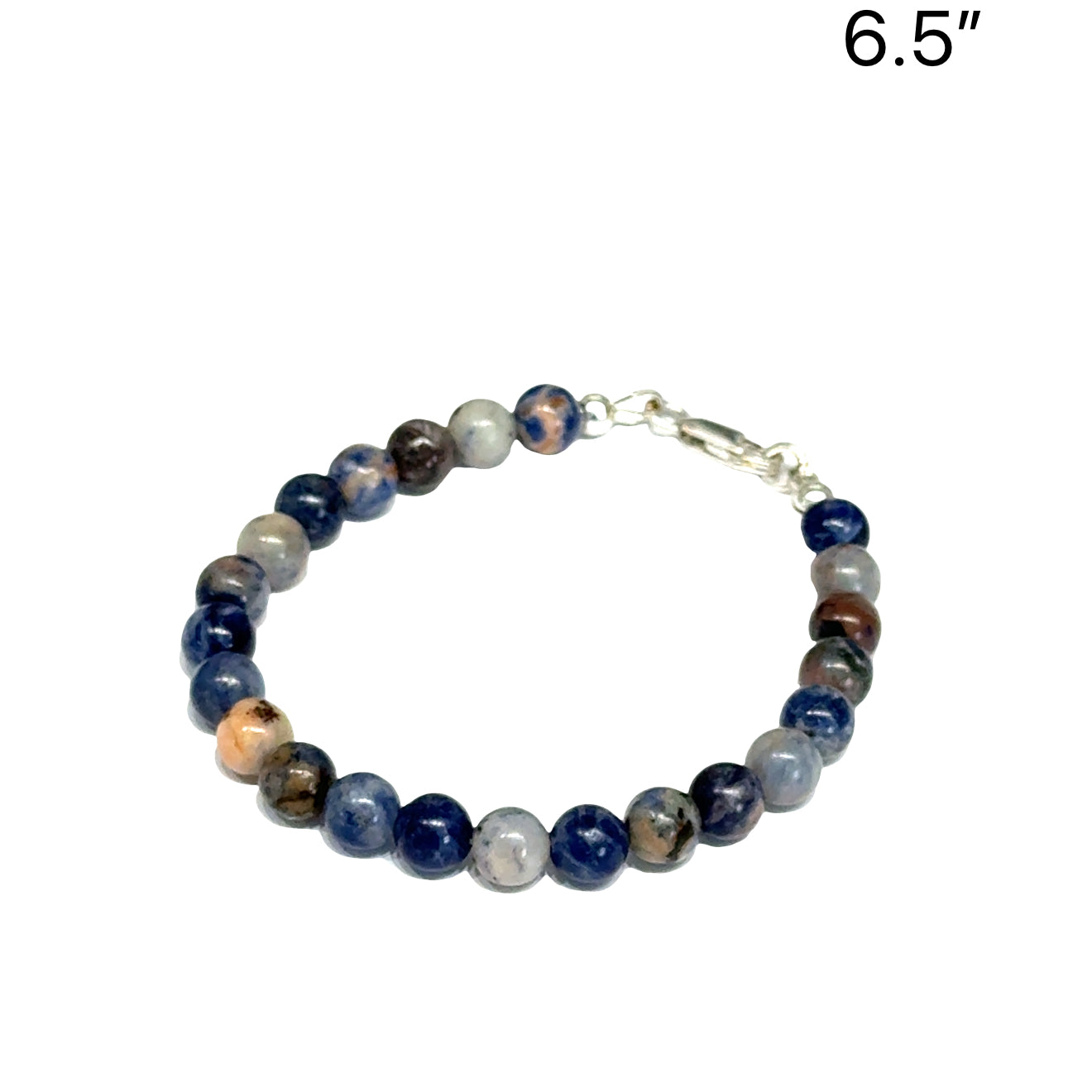 Orange Sodalite Gemstone Beaded Bracelet