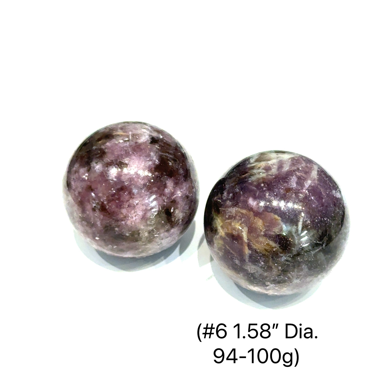 Lepidolite Gemstone Sphere | Healing Crystal for Anxiety & Peace