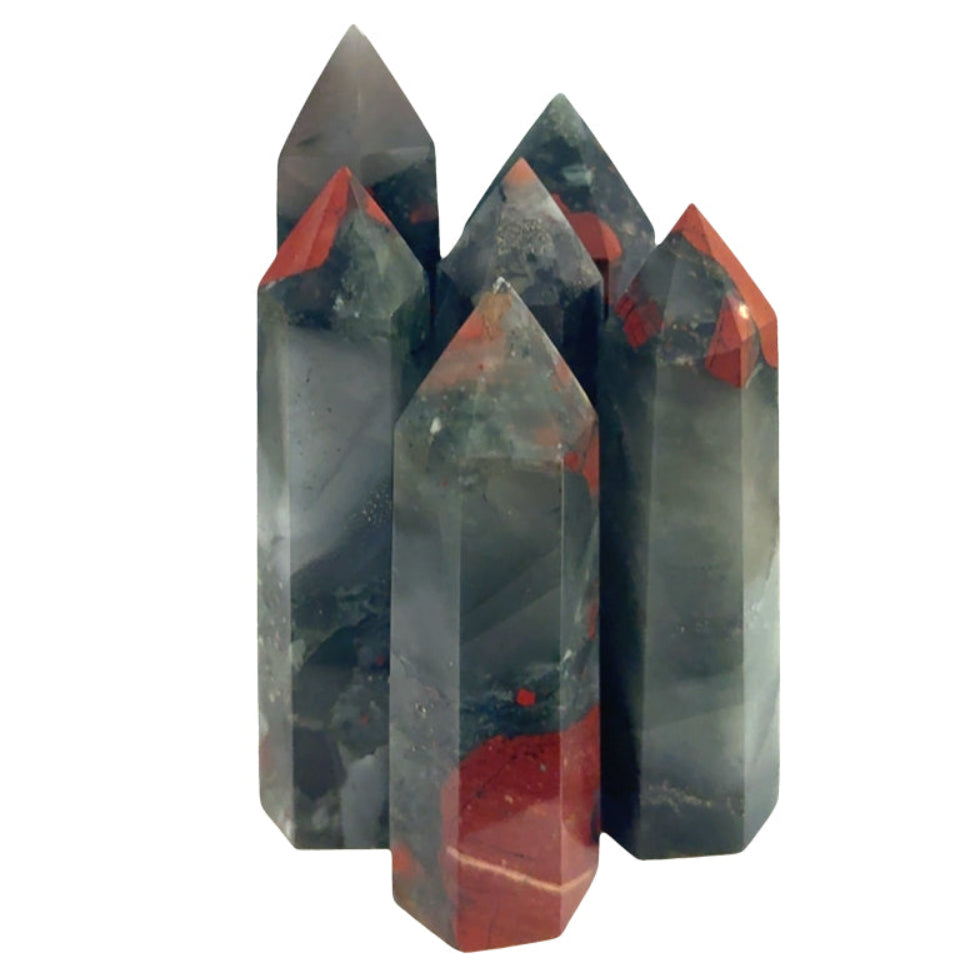 African Bloodstone Tower | Vitality & Protection