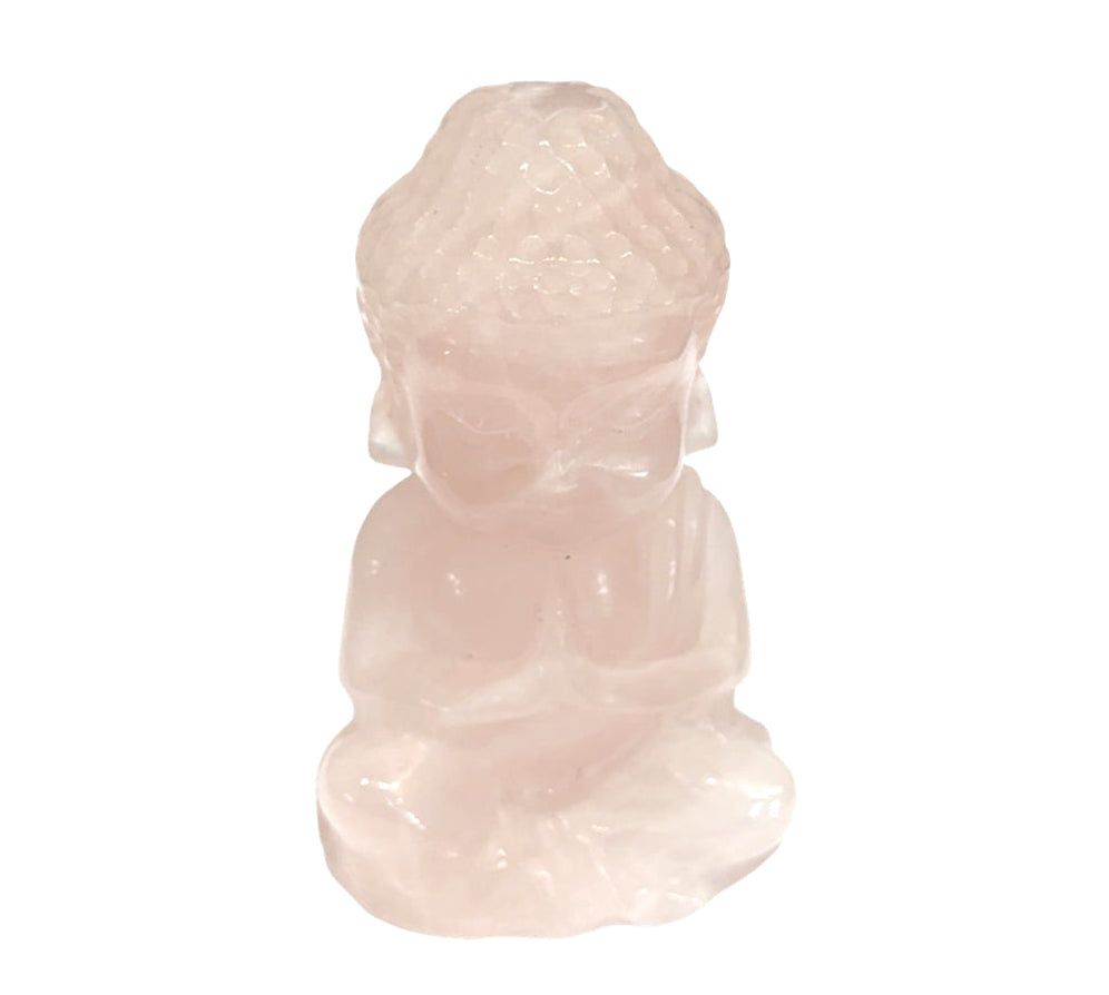 Rose Quartz Buddha | Ethically Sourced Crystal for Unconditional Love, Compassion & Inner Peace